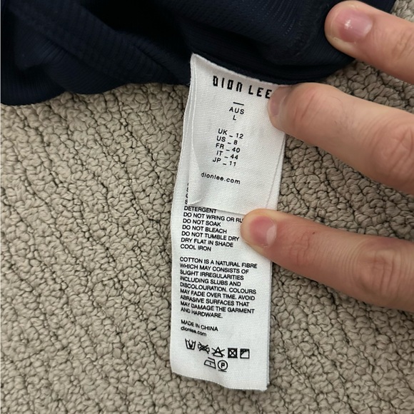 Unisex Dion Lee Navy Corset-Style Tank Top - Picture 11 of 15